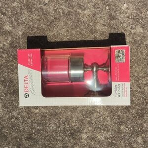 Delta Toothbrush Holder & Tumbler Stainless Steel